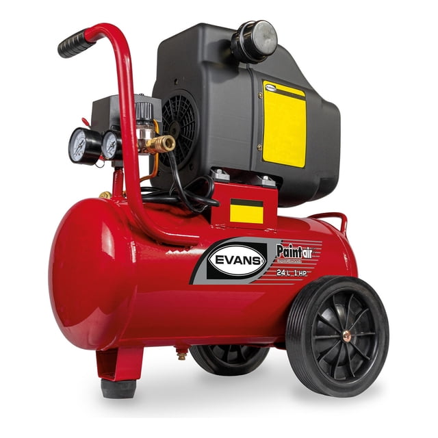 Compresor de Aire Paintair Libre Aceite Evans 1HP 120v 116psi 24l