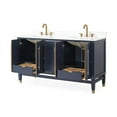 thumbnail image 2 of 60" Navy Blue Tenant Brand Bertone Bathroom Sink Vanity, 2 of 5