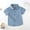 Blue, variant on Girls' Button Down Shirts Boys Formal Outfit Khaki Polo Shirts School Uniform Shirts for Boys 3-4 Years