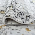 thumbnail image 6 of Antik Contemporary 2' x 7.6' Yellow and Gray Polypropylene & Polyester Indoor Area Rug, 6 of 9
