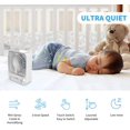 thumbnail image 5 of Mini ventilador de escritorio, ventilador de niebla con tanque de agua de 60 ml, ventilador recargable USB de 3 velocidades, ventilador silencioso ideal para el hogar, la oficina y el exterior, 5 of 5