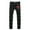 A-Black, variant on Wyobmus Ripped Jeans for Men Casual Silim Fit Embroidery Distressed Straight Leg Denim Pants A-Black