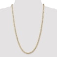 thumbnail image 5 of 10K Yellow Gold Figaro Chain Styles Necklace 4.5 mm Concave 18 inch, 5 of 5