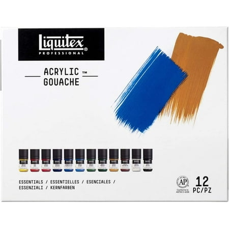 

Liquitex 2003816 37-50 oz Acrylic Gouaches Assorted Essential Color - Set of 12
