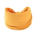 thumbnail image 4 of siminsem Elastic Yoga Head Wrap for Women, Non Slip Sweat Wicking Sport Turban Headband Stretchy Wide Knotted Hair Scarf Breathable Lightweight Running Workout Accessories, Yellow,One Size, 4 of 4