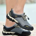 thumbnail image 5 of NOKIO Men Summer Mesh Sneakers Breathable Hiking Shoes Comfortable Walking Shoes Outdoor Travel Shoes Fashion Casual Sports Shoes Quick-Drying Bar𝖾𝖿oot Footwear for Beac𝗁 Wading, 5 of 5