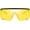 Black Frame With Clear Yellow Lens, variant on Large Wrap Around Full Coverage Sunglasses Retro Goggle Style