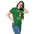 thumbnail image 3 of Candy Corn Addict T-Shirt Halloween Costume for Women (Turf Green, XL), 3 of 3