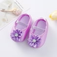 thumbnail image 5 of Newborn Baby Girls Shoes Cute Flower Decoration Soft Sole Shoes, 5 of 8