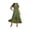Army Green, variant on CIENVNSTG Women's Casual Dresses A-Line Long Vogue New Dress Lightweight Versatile Party Dress