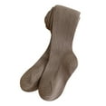 thumbnail image 4 of Zwiiyzr Toddler Baby Girl Tights Thick Cable Knit Leggings Stockings Winter Elastic Warm Pantyhose Childrens Bottom Socks And Pant (3-8 Years Old) Khaki, 4 of 5