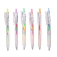 thumbnail image 2 of YAOMOBB Non-toxic Gel Pens Smooth Writing Glitter Gel Pens Set Rainbow Gradient Colors 6Pcs Scrapbooking Coloring, 2 of 6
