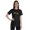 Black (Gold Foil), variant on Womens Quote Top Faith Does Not Make Things Easy It Makes Them Possible Graphic Print Tee T-Shirt