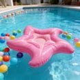 thumbnail image 4 of 4.6FT Inflatable Water Float Bed for Pools â Outdoor Lounger with Raised Edges, Quick Inflation, Comfortable Floating Mattress for Pool Parties & Water Parks, 4 of 9