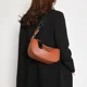 thumbnail image 3 of Bolsos cruzados de cuero genuino de alta calidad para mujer, bolso de hombro femenino 100% cuero de vaca, bolso de mano suave con correa ancha a la moda, 3 of 5