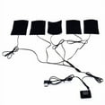 Clothing Electric Heating Pads, 5pcs Adjustable 3 Gear Temp Carbon