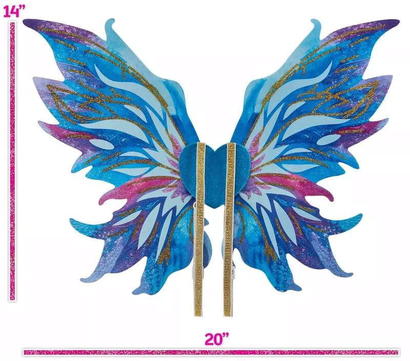 Winx Club Bloom Fairy  My Size Fairy Wings Dress Up Assortment by Playmates Toys