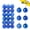 Blue, variant on 36p Christmas Alien Ball Pendant Christmas Tree Decoration Pendant Set Christmas Ball Festival Decoration Scene Arrangement