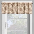 thumbnail image 4 of Ambesonne Floral Valance & Curtain, Oriental Blooming Peonies, 55"x45", Umber and Champagne, 4 of 7