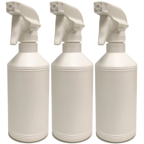 16oz 500ml Empty Plastic Spray Bottles for Cleaning Solutions Tattoo Flower Mist Bottle Hair Salon Tool Hair Dressing Refillable (3)