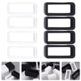 thumbnail image 3 of FELTECHELECTR 8Pcs White Watch Band Fastener Rings Silicone for Durable 20mm, 3 of 8