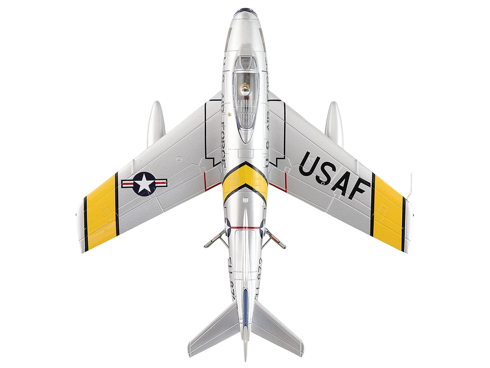Hobby Master | 1:72 Scale Diecast Military Aircraft Replica | F-86F Gene Kranz 24872, USAF, EAA Aviation Museum | Model HA4327