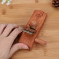 thumbnail image 2 of GOOHOCHY Mini Hand Plane Woodworking Tools Coffee Red Wood Polishing Tool for Craftsmanship 1Pack, 2 of 4