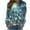 ZA Sky Blue, variant on Trendy Christmas 3D Pattern Shirts Women's Merry Christmas Crewneck Pullovers Sweatshirt Long Sleeve Loose Shirts Tops for Christmas Gifts