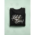 thumbnail image 3 of Let It Snow Christmas Holiday Men's Sweatshirt, 3 of 4