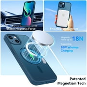 GAOBAO for iPhone 12 Mini/13 Mini Case, Magnetic Phone Case Compatible with MagSafe Shockproof Translucent Slim Protective Cover 5.4