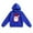 CT1 Blue, variant on Tfken Christmas Hoodies For Boys Size 6-7 Years Fleece Long Sleeve Hooded Sweatshirt Cushy Santa Print Blue Tops