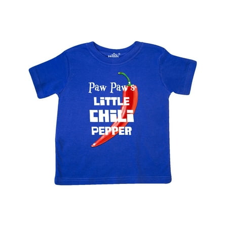 

Inktastic Paw Paw sLittle Chili Pepper Gift Toddler Boy or Toddler Girl T-Shirt