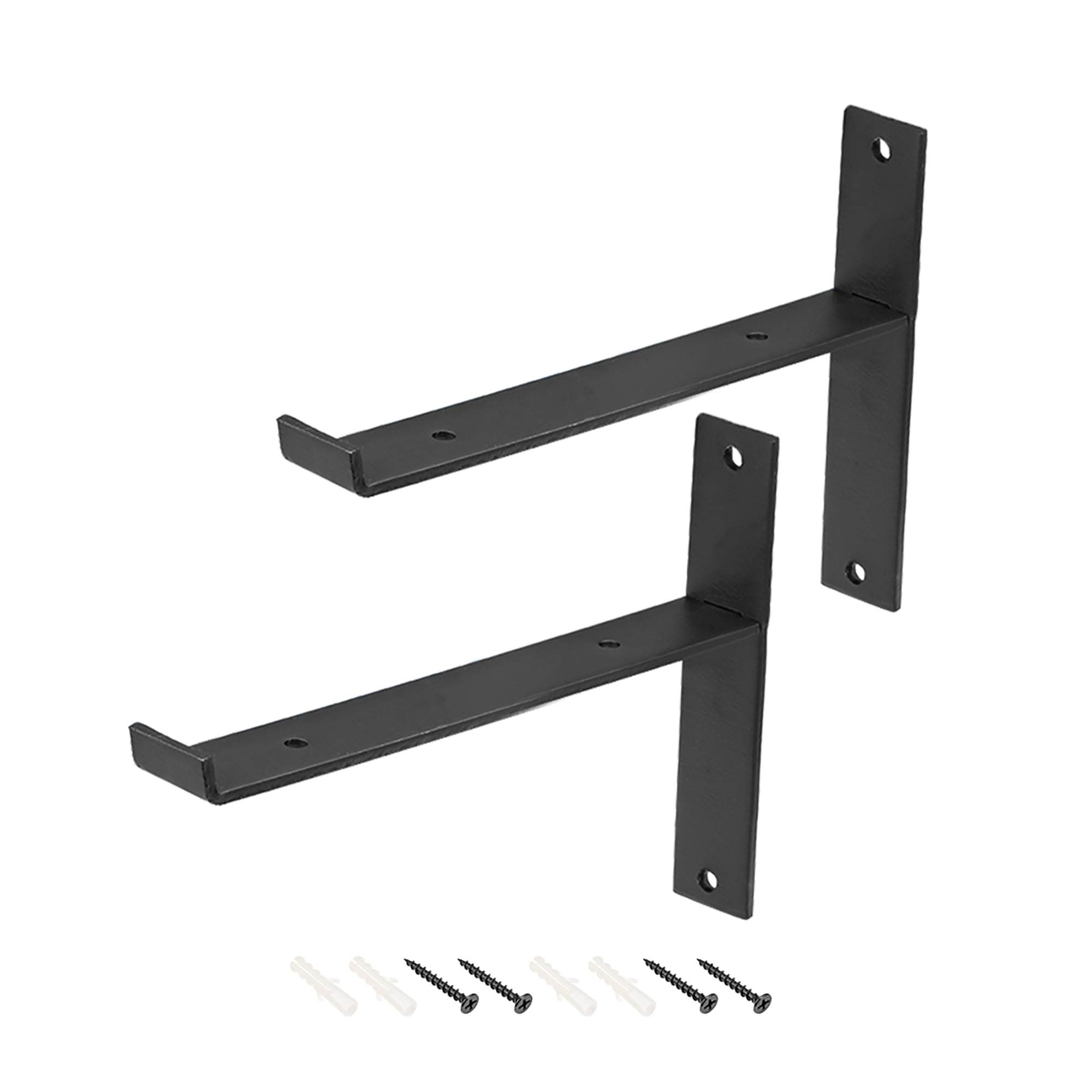 2Pcs/Set Heavy Duty Stainless Steel 6" 8" Angle Shelf Bracket Countertop Support 