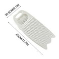 thumbnail image 3 of Qyaukm Laundry Wash Board, Plastic Scrubbing Board with Non-Slip Base and Ribbed Surface for Hand Washing Clothes, Portable Design for Travel and Home Use (Gray), 3 of 4