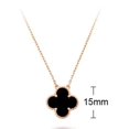 thumbnail image 2 of Fritillaria Collar de trébol de cuatro hojas Cadena de clavícula de plata de ley para mujer 2021 Nueva luz de techo L, 2 of 3