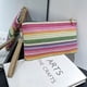 thumbnail image 3 of Bolso de sobre Colorido Monedero de mujer Hecho a mano Portátil Elegante Simple para ir de compras, 3 of 8