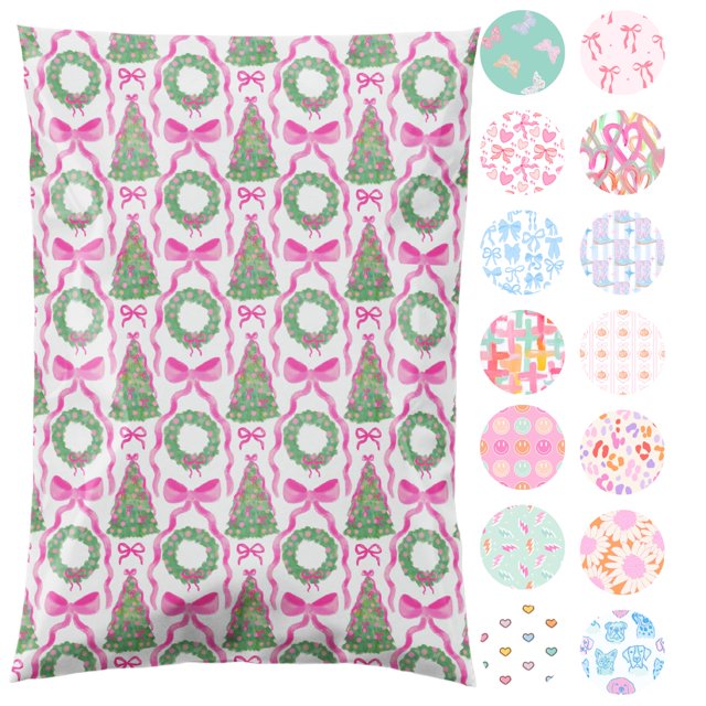 Paquete Pretty Mailer de polietileno, 6 x 9 unidades, 100 unidades, impermeable, 100% reciclado