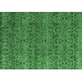 thumbnail image 1 of Ahgly Company Indoor Rectangle Abstract Emerald Green Modern Area Rugs, 7' x 9', 1 of 4