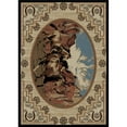 thumbnail image 1 of Mayberry Rug LK6963 5X8 5 ft. 3 in. x 7 ft. 7 in. Lodge King Great Escape Area Rug, Multi Color, 1 of 1