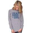 thumbnail image 3 of US Air Force USAF Girl Women's Long Sleeve T Shirt Brisco Brands L, 3 of 6