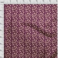 thumbnail image 4 of oneOone Cotton Poplin Dark Magenta Fabric Baroque Sewing Fabric By The Yard Printed Diy Clothing Sewing Supplies 42 Inch Wide, 4 of 4