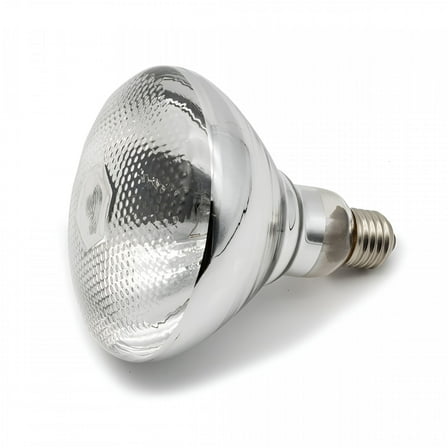 DESIGNICE Infrared Heating Lamp Bulbs Clear Hard Explosion-Proof Glass Eco-Friendly UV Coating for Animal,Bathroom Warming Light Bulb (150W,120V)