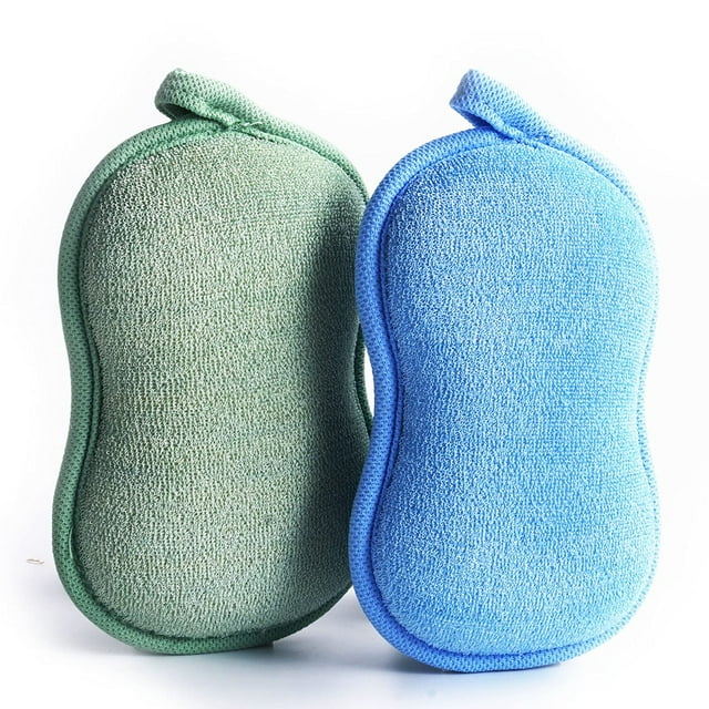 2Pcs Ultra Soft Bath Bath Sponge, Super Soft Exfoliating Bath Sponge