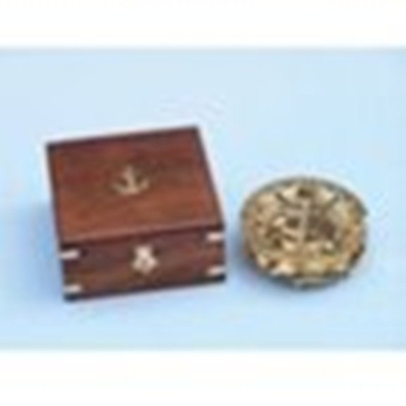 Thor Instruments Vintage Nautical Brass Compass With Box Free For Gifting Item