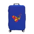 thumbnail image 1 of Luggage Cover Suitcase Protector In 18-32 Inch Trolley Case Dissipate Butterfly Pattern Thicken Elasticity Anti-Scratch Dust Set blue S, 1 of 6