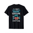 thumbnail image 1 of Camiseta divertida para amantes del anime, los videojuegos y la gastronomía. Ideal para fans del anime y gamers. Para adultos, hombres, mujeres, adolescentes, jóvenes y ocio., 1 of 6