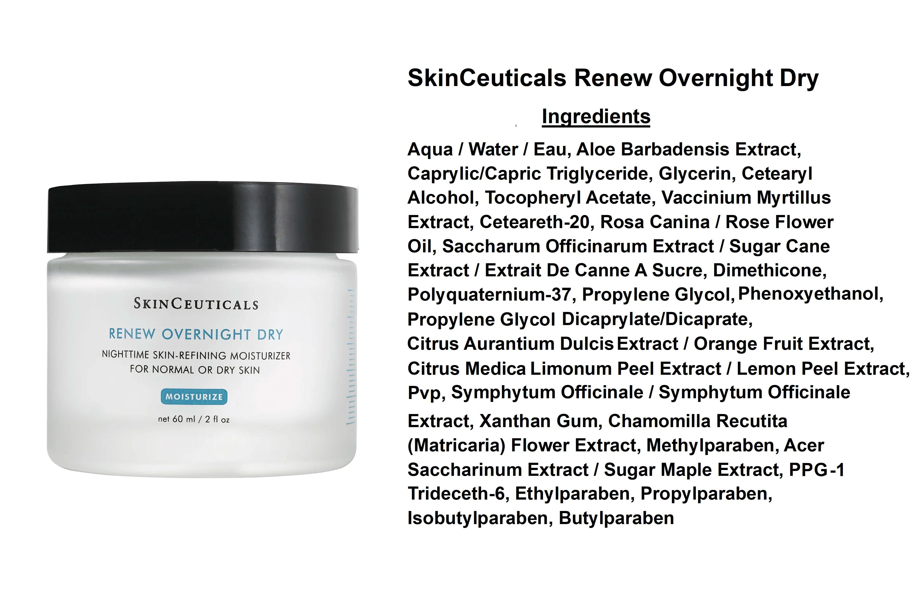 SkinCeuticals Renew Overnight Face Cream for Normal/Dry Skin 2 fl oz (60ml)