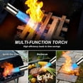 thumbnail image 3 of 3 in 1 Powerful Grill & Cooking Torch MAPP / Propane / Butane for Steak Searing, Campfire Charcoal Starter, Men Dad Gifts, Outdoor Cooking Firepits Camping BBQ- Portable Kitchen Ignition System,Black, 3 of 9