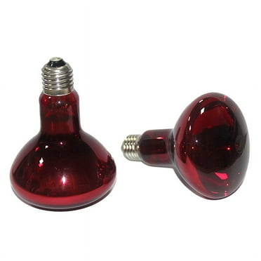 2 Pack 100W Reptile Heater Bulbs, Amphibian Infrared Sunning Bulbs forTurtles, Lizards and More.