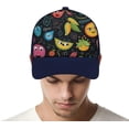 thumbnail image 4 of Fruits and Butterflies Baseball Cap Classic Golf Cap Soft Dad Hat Multicolor Adjustable Low Profile Hat Unisex, 4 of 6